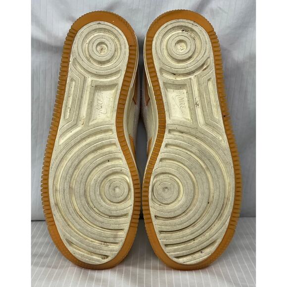 Women's Nike Air Force 1 AF1 Peach Shadow Sneakers Reg Size 9 - Picture 9 of 9